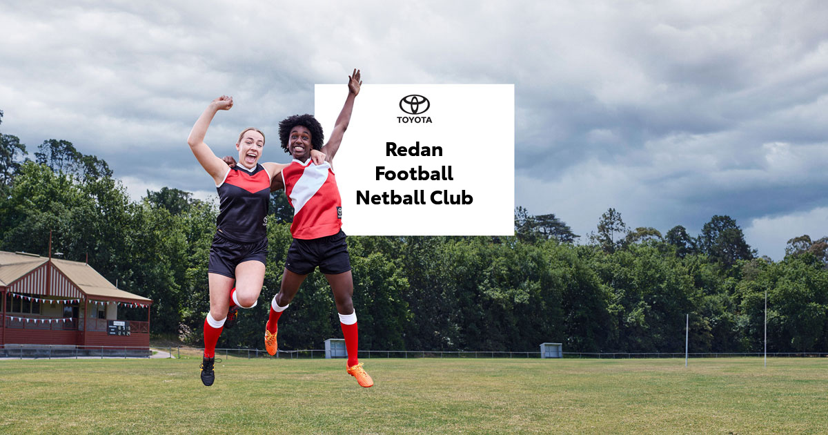 Toyota Good for Footy Raffle Support Redan Football Netball Club and