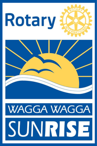 Rotary Club of Wagga Wagga Sunrise logo