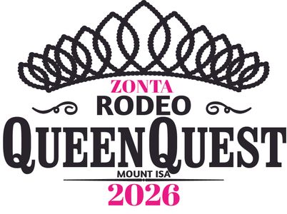 Zonta Rodeo Queen Quest by the Zonta Club of Mount Isa logo
