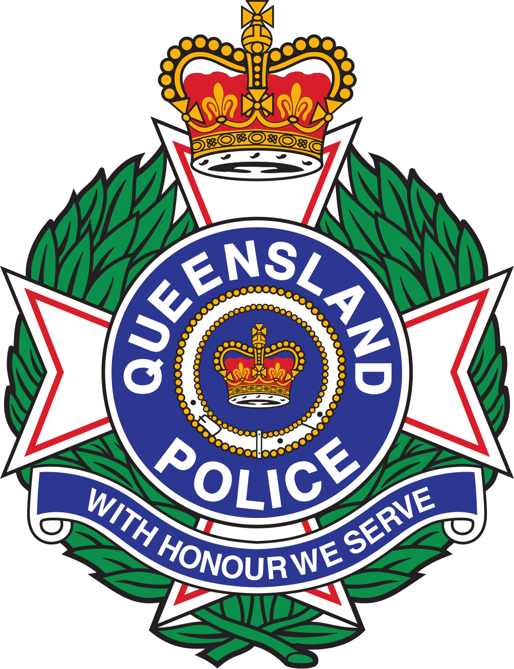Queensland Police Service Baker to Vegas Team logo