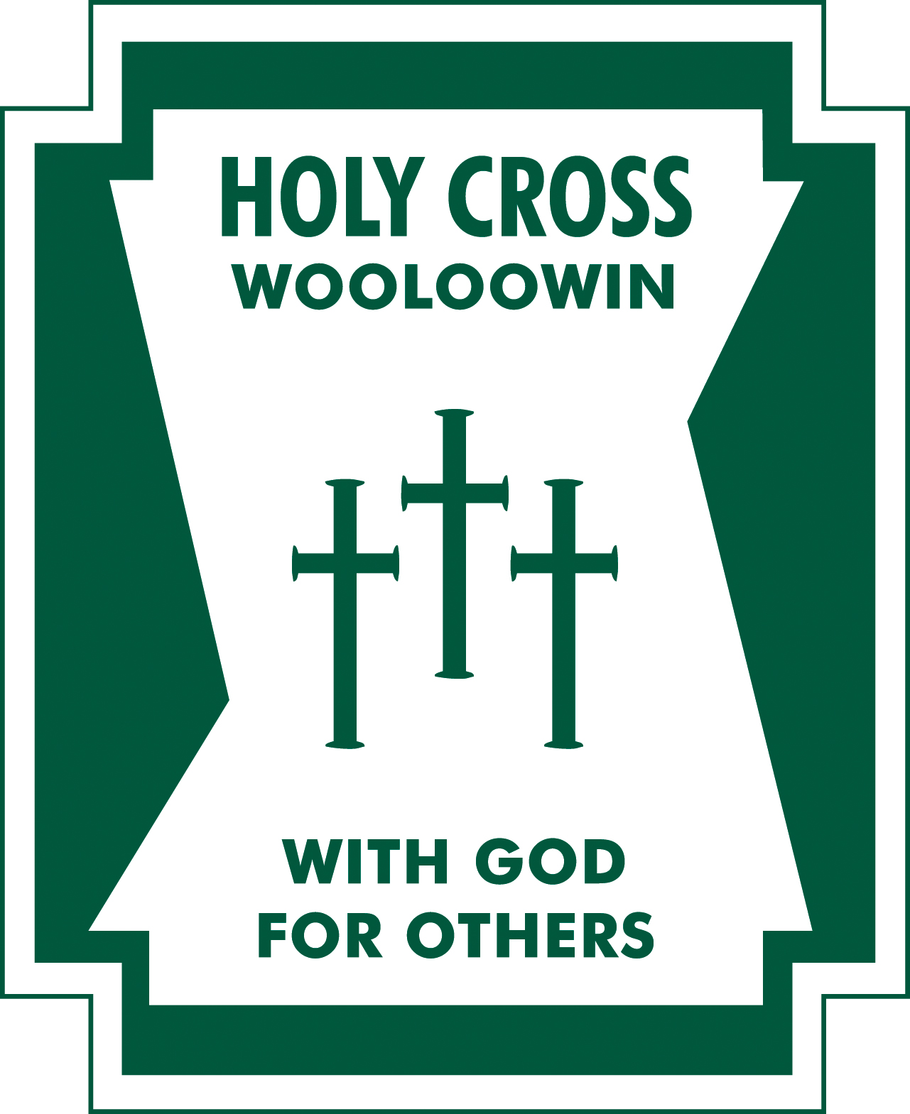 Holy Cross School Wooloowin Parents & Friends Association logo