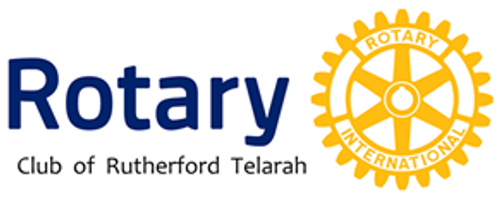Rotary Club of Rutherford Telarah logo