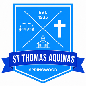 St Thomas Aquinas Catholic Church Springwood logo