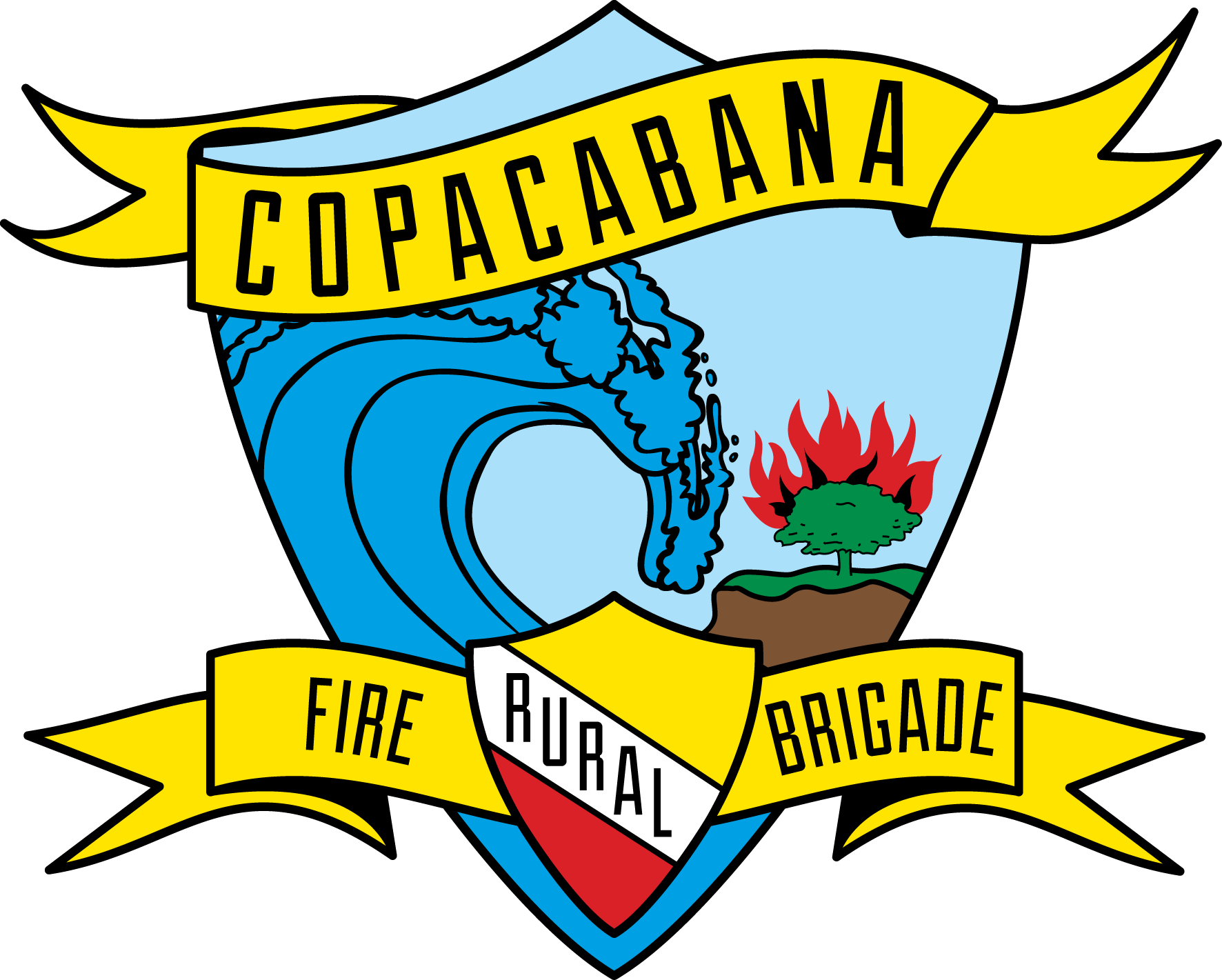 Copacabana Rural Fire Brigade logo