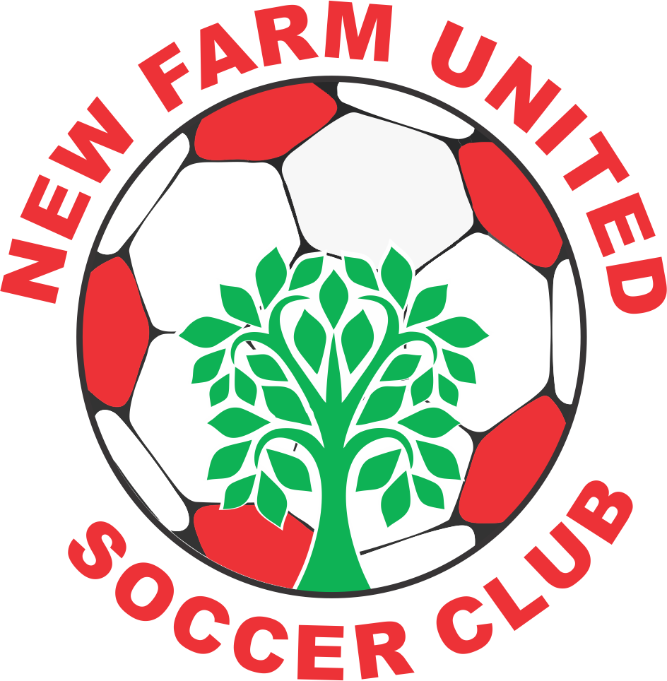 New Farm United Junior Soccer Club Inc logo