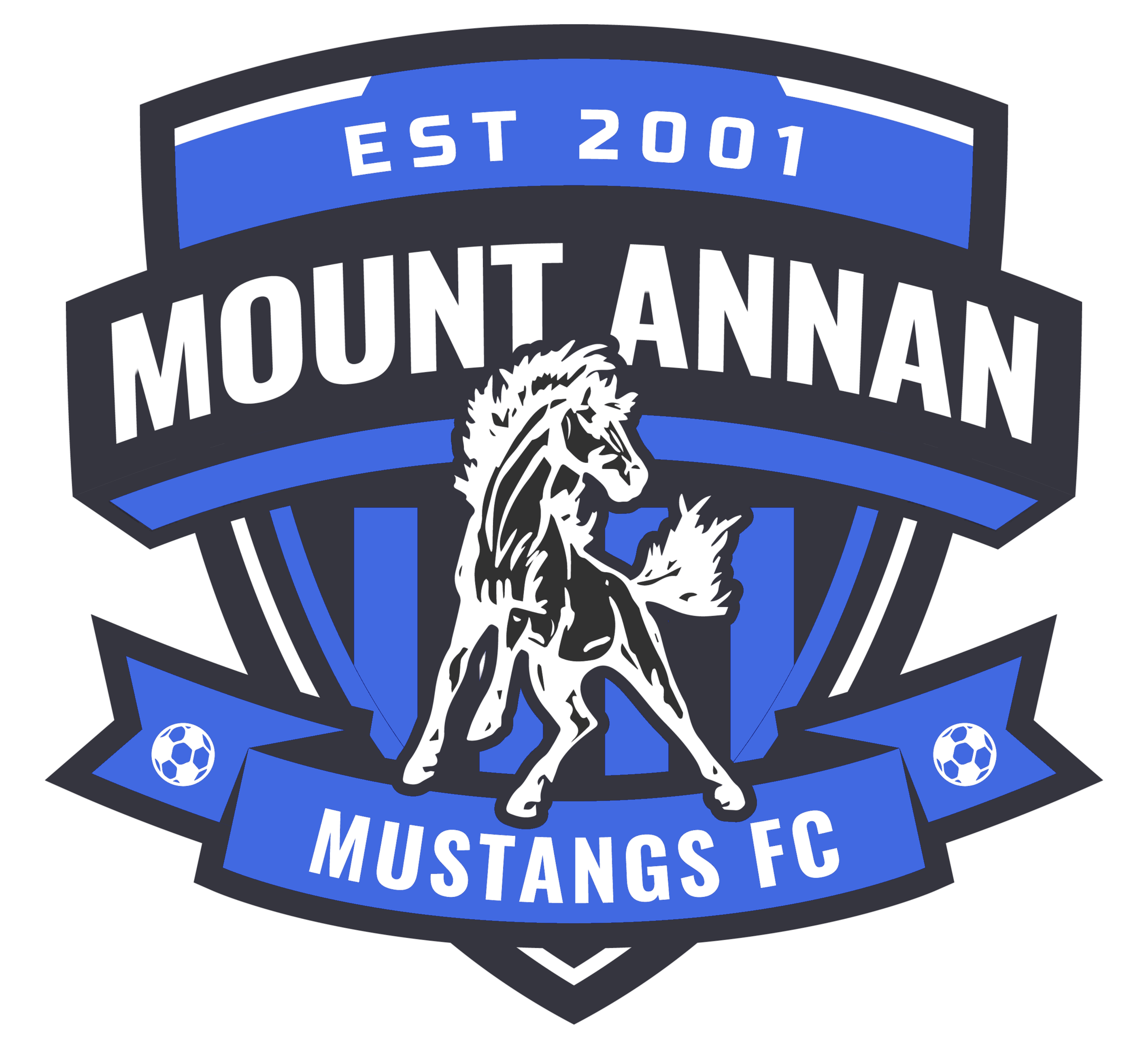 Mt Annan Mustangs Soccer Club logo