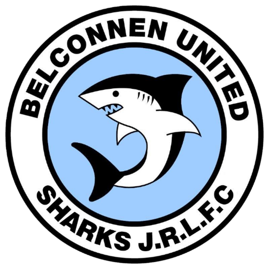 Belconnen United Sharks Junior Rugby League Football Club logo