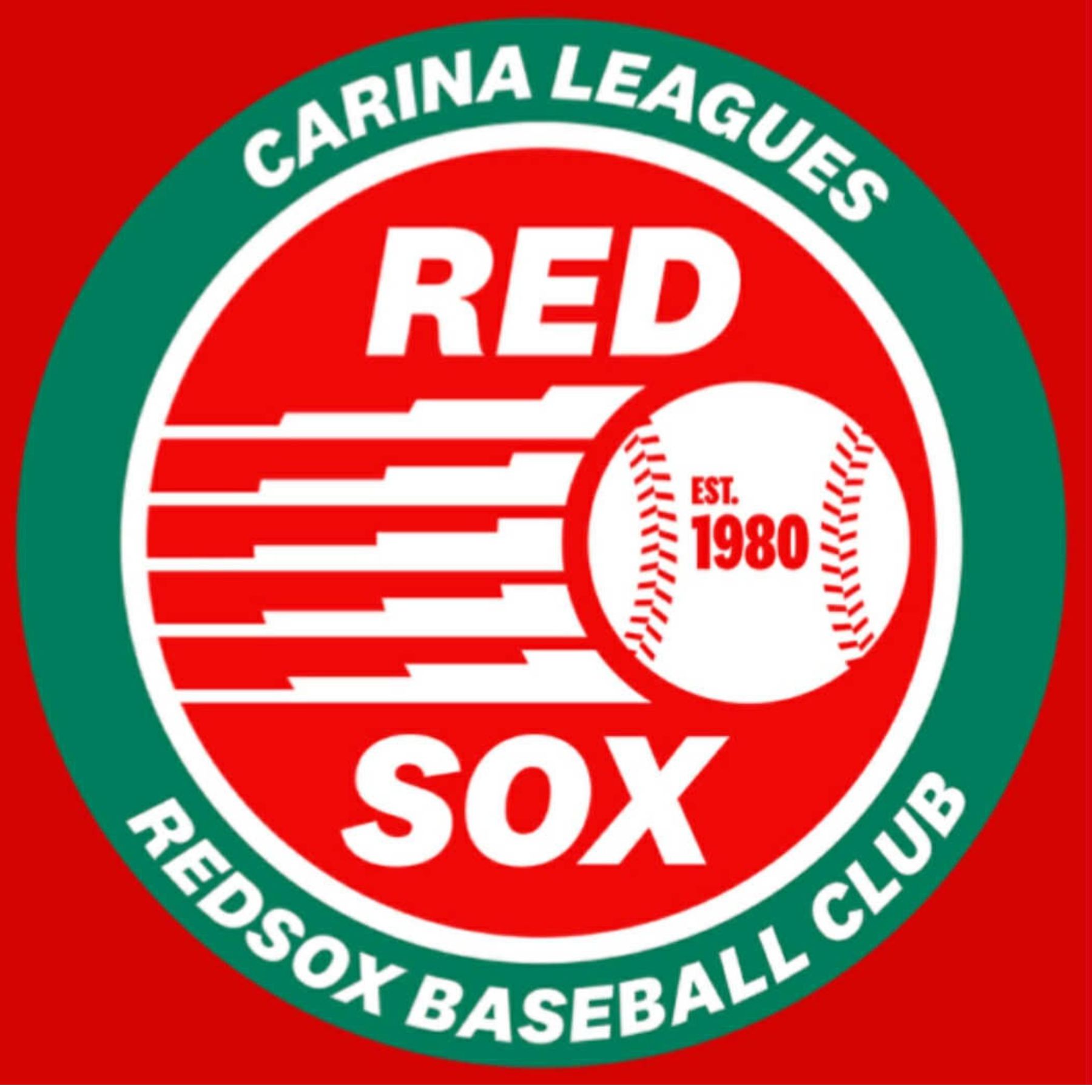 Carina Redsox Baseball logo
