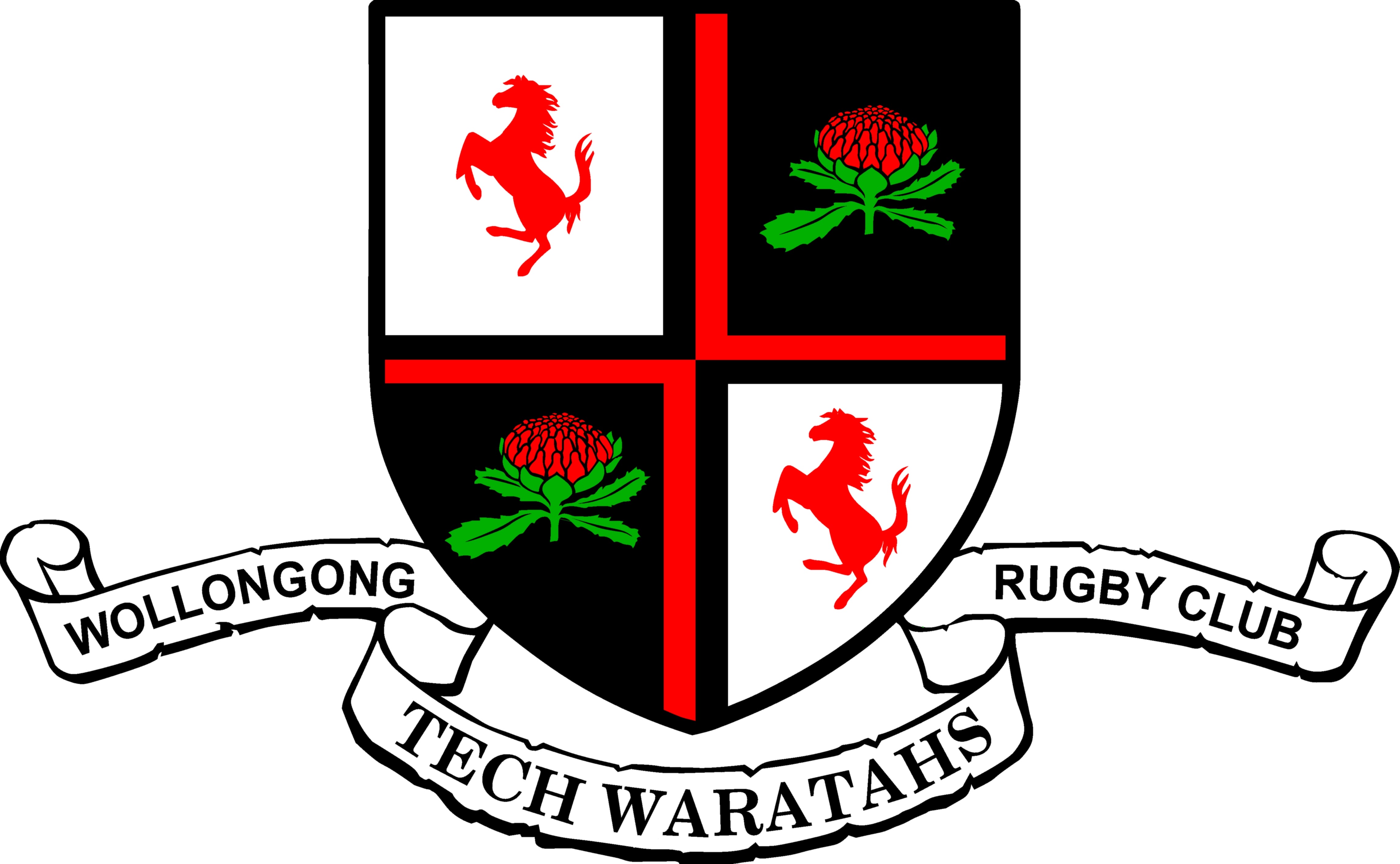 Wollongong Tech Waratahs Rugby Union Football Club logo