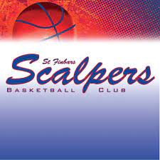 St Finbar's Scalpers Basketball Association logo