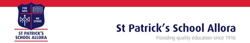 St Patrick's Primary School Allora logo