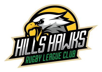 Hills Hawks Junior Rugby League Club logo