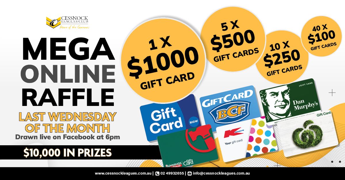RaffleTix | Monthly Mega Online Raffle - $10,000 in prizes - April 2026