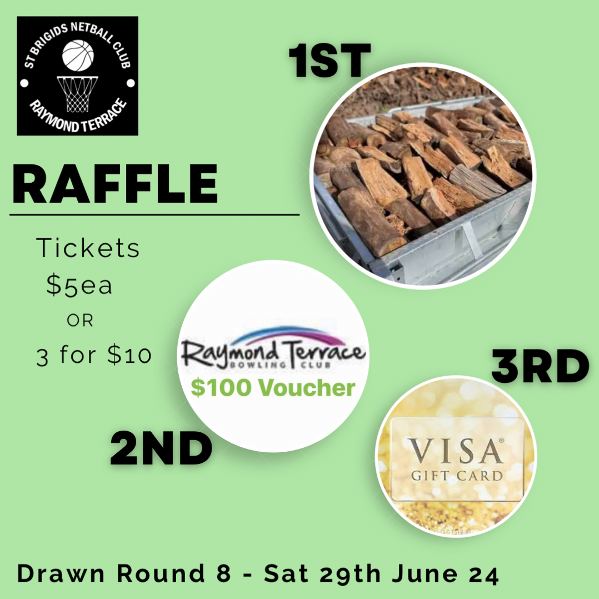 Netball Raffle RaffleTix | St Brigids Netball Club BBQ Raffle