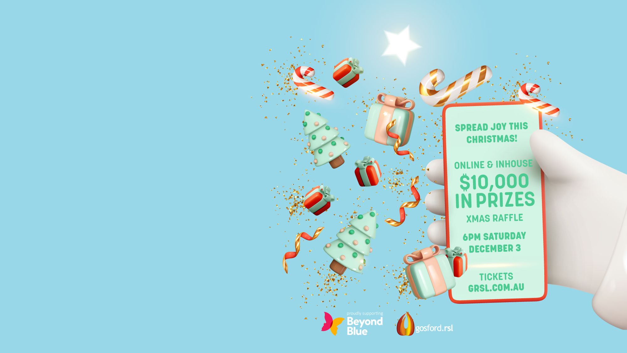 Christmas Fundraiser Raffle for Beyond Blue
