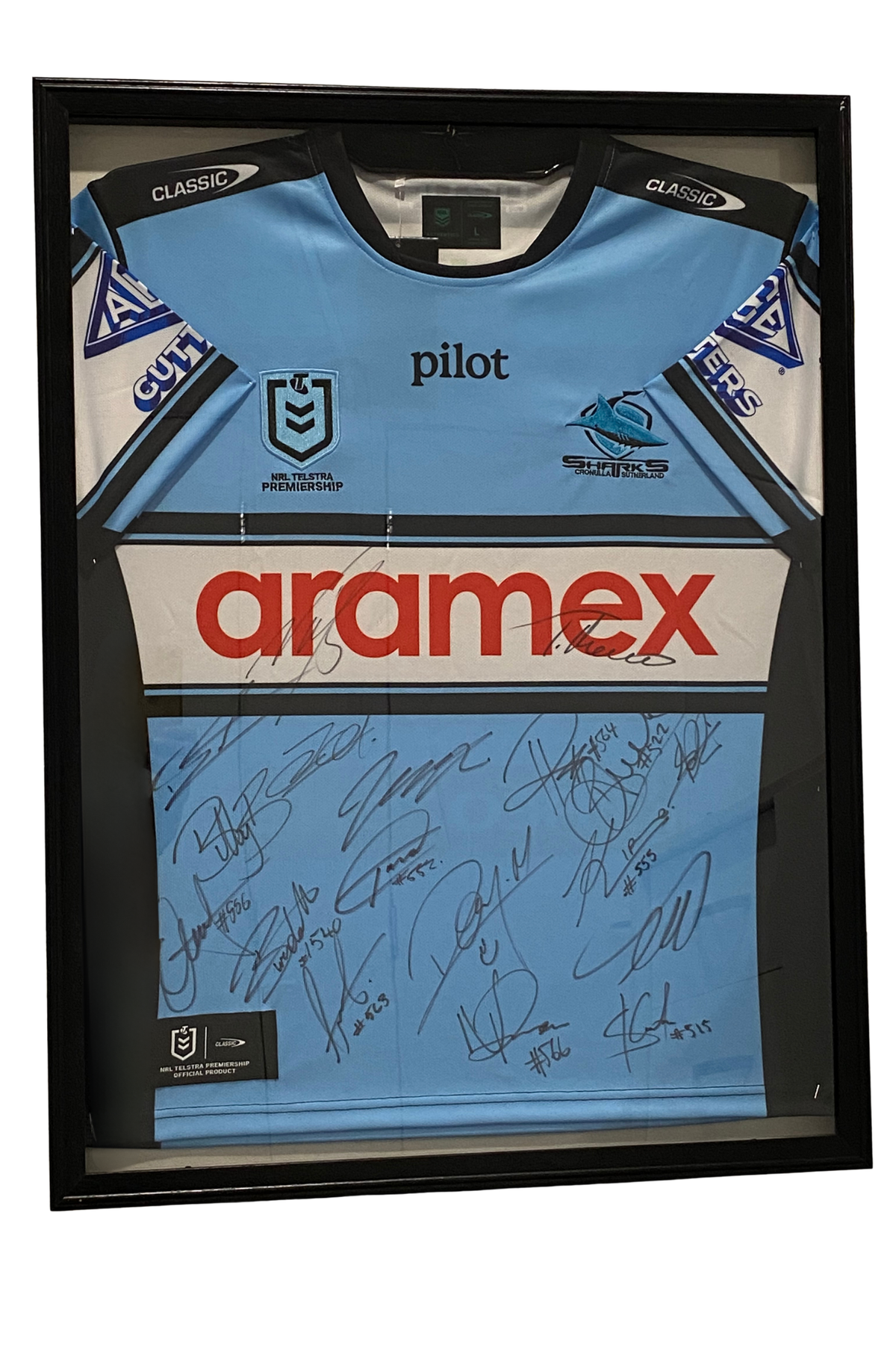NRL Cronulla Sharks Signed Jersey - Hero image