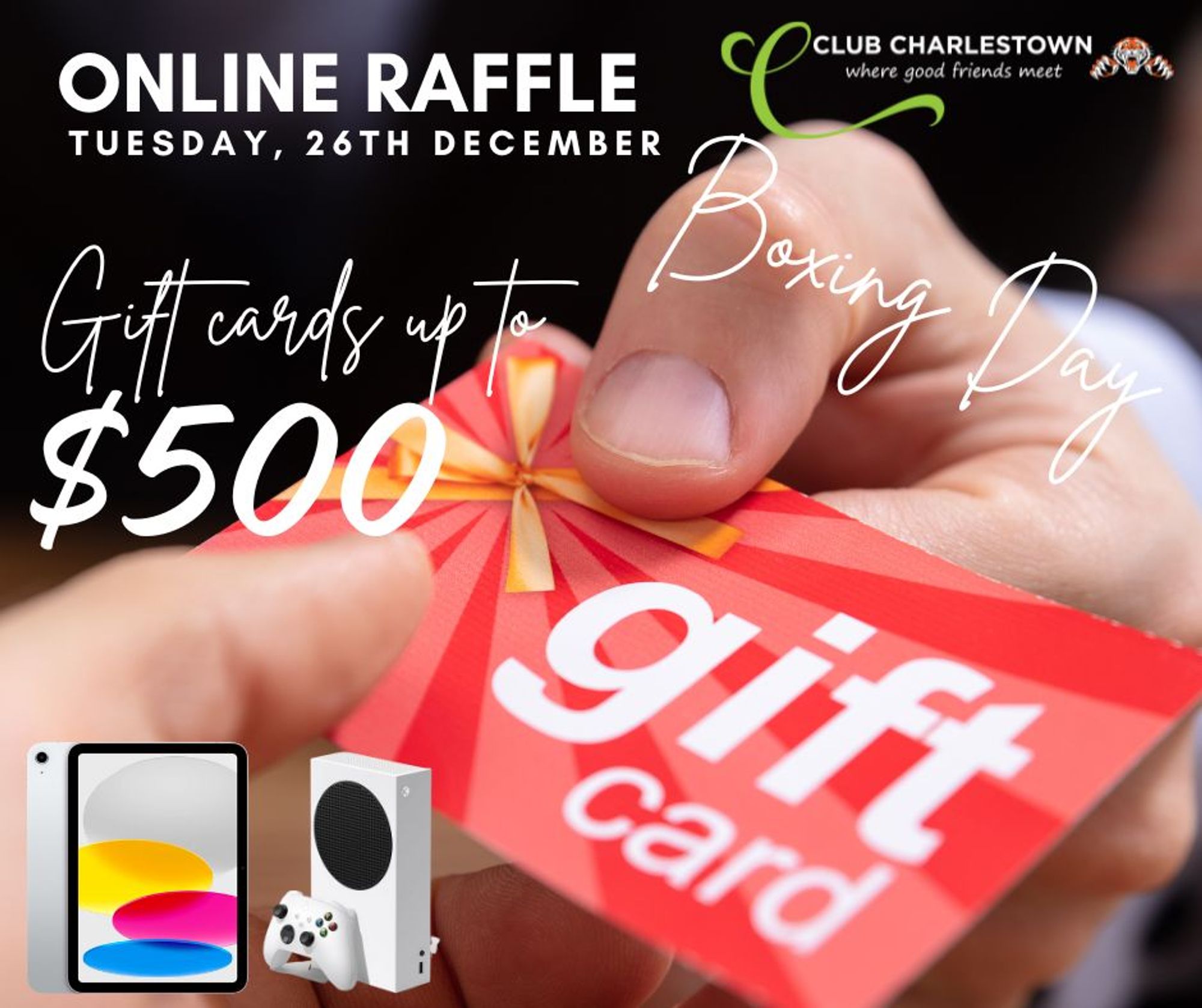 Boxing Day Tuesday Online Raffle
