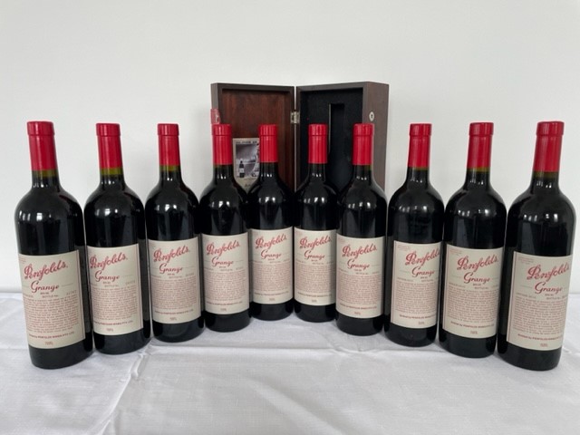 10 Consecutive Vintages of Penfolds Grange - Image 1