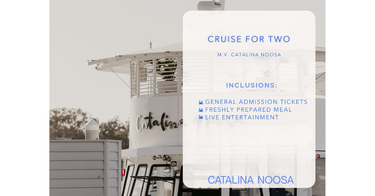 Catalina Noosa - Sunset Cruise for Two - Hero Image
