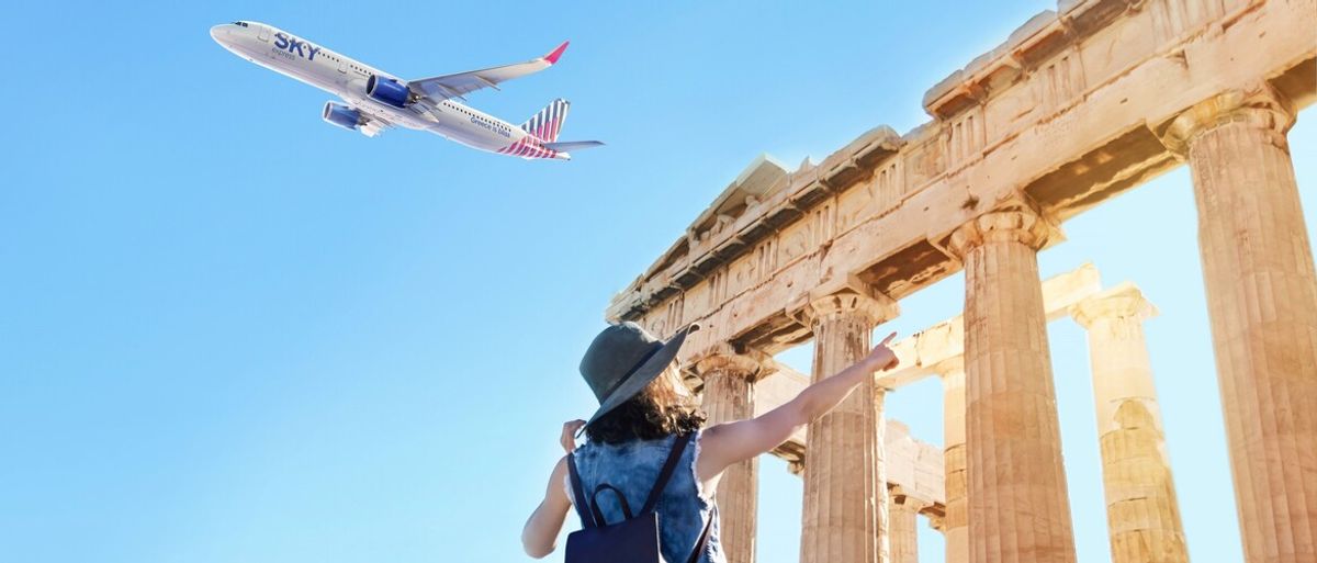 5 x Flights for Two within Greece Flying Sky Express - Hero image