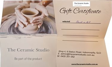 Paint a Pot Gift Certificate - Hero Image