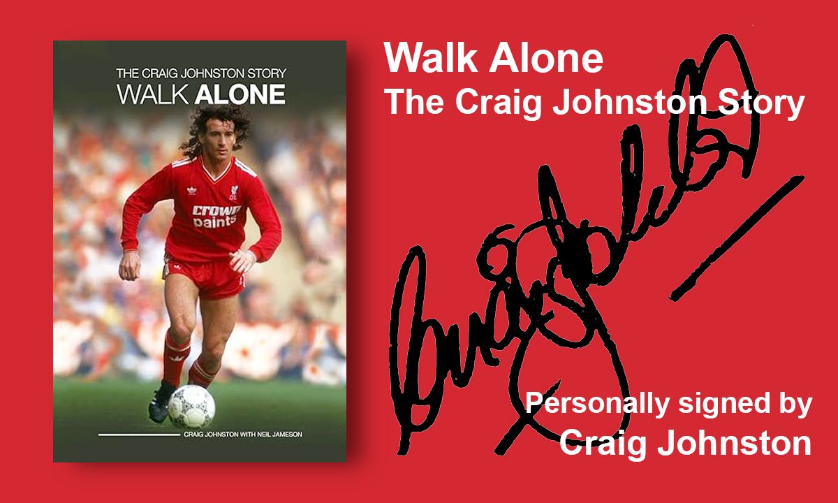 Signed Craig Johnston Autobiography Book "Walk Alone" - Hero image