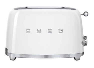 SMEG 50's Style 2 Slice Toaster in White TSF01WHAU - Hero Image
