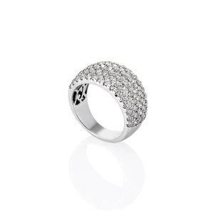Nicholas Haywood Jewellery Claw Set Wide Diamond Ring - Hero Image