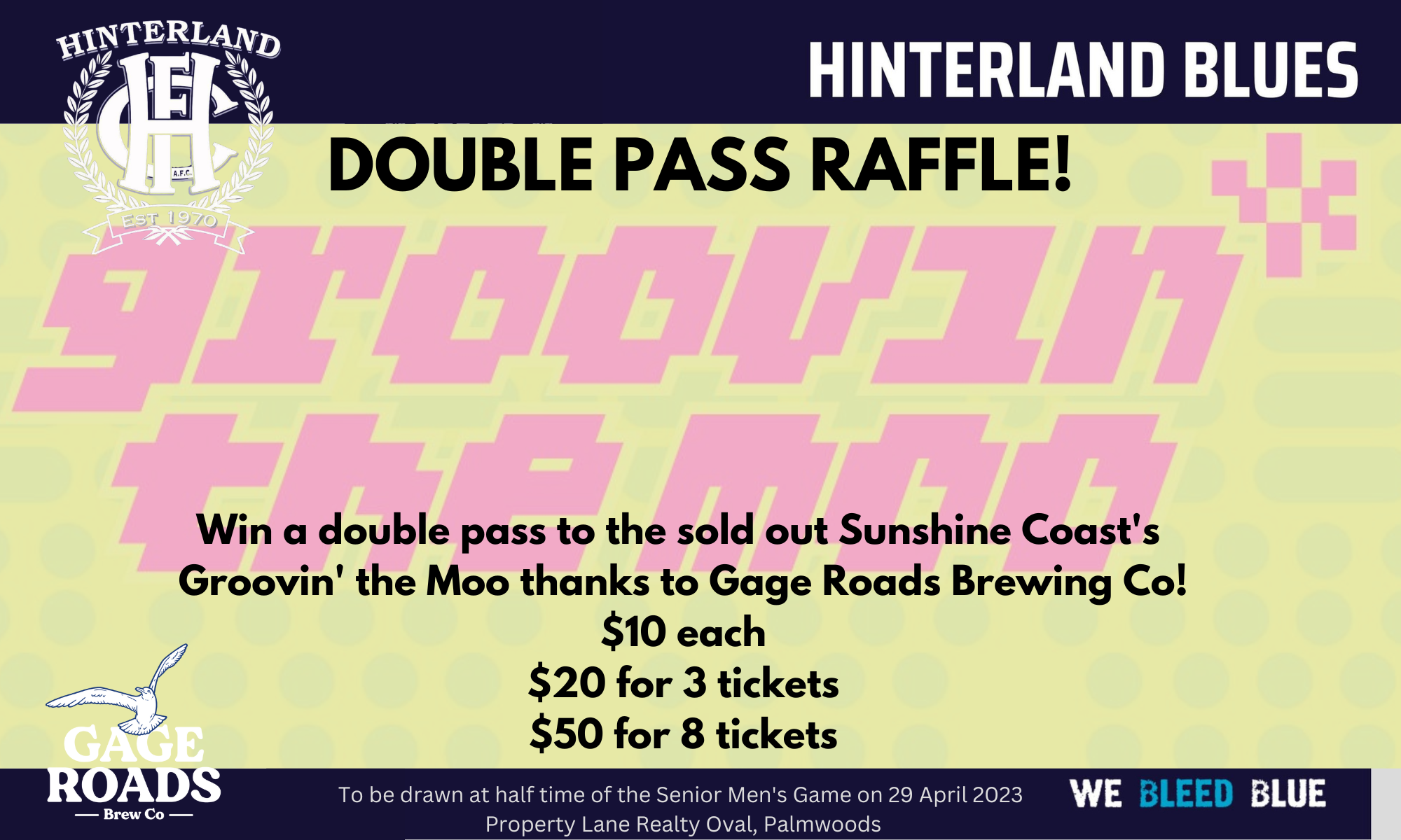 Blues go Groovin' the Moo