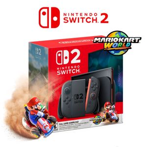 Nintendo Switch 2 Console + Mario Kart World Bundle - Hero Image