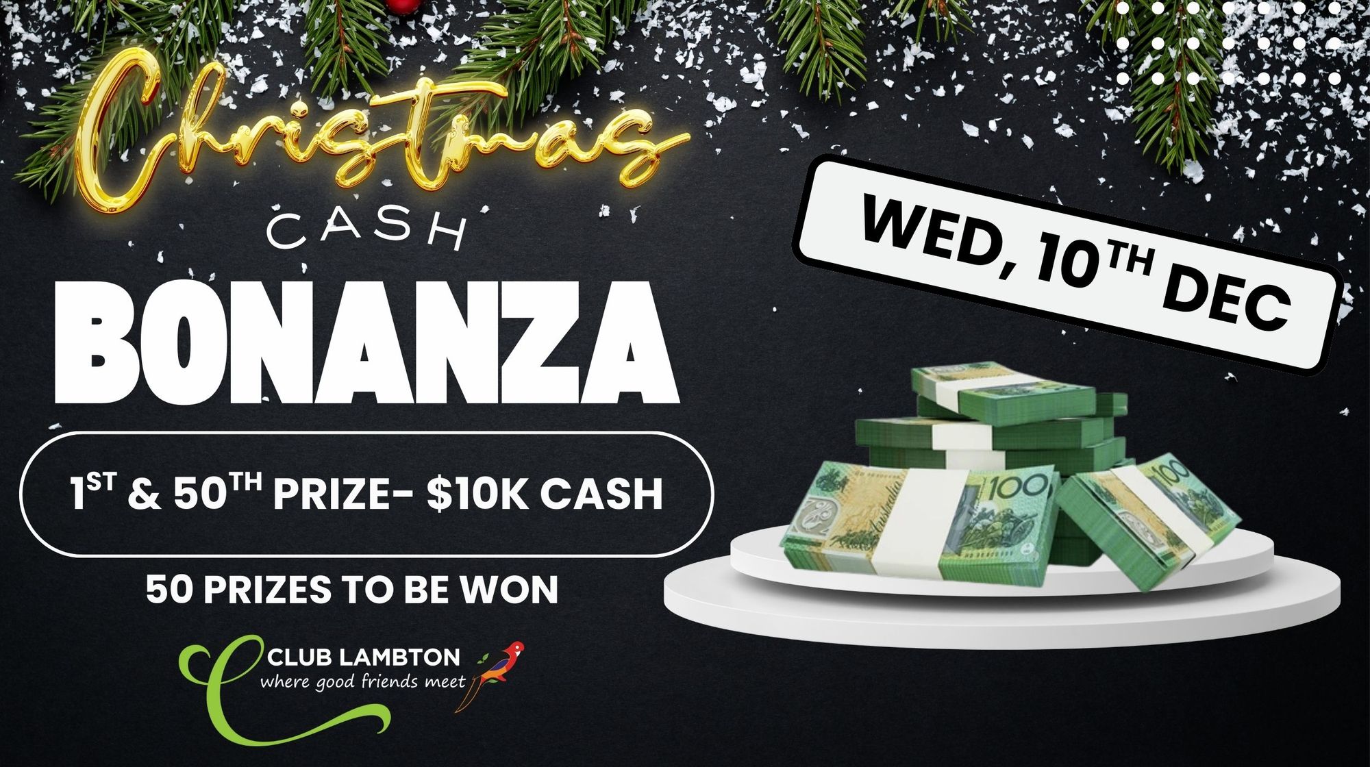 RaffleTix | Christmas Cash Bonanza Online Raffle