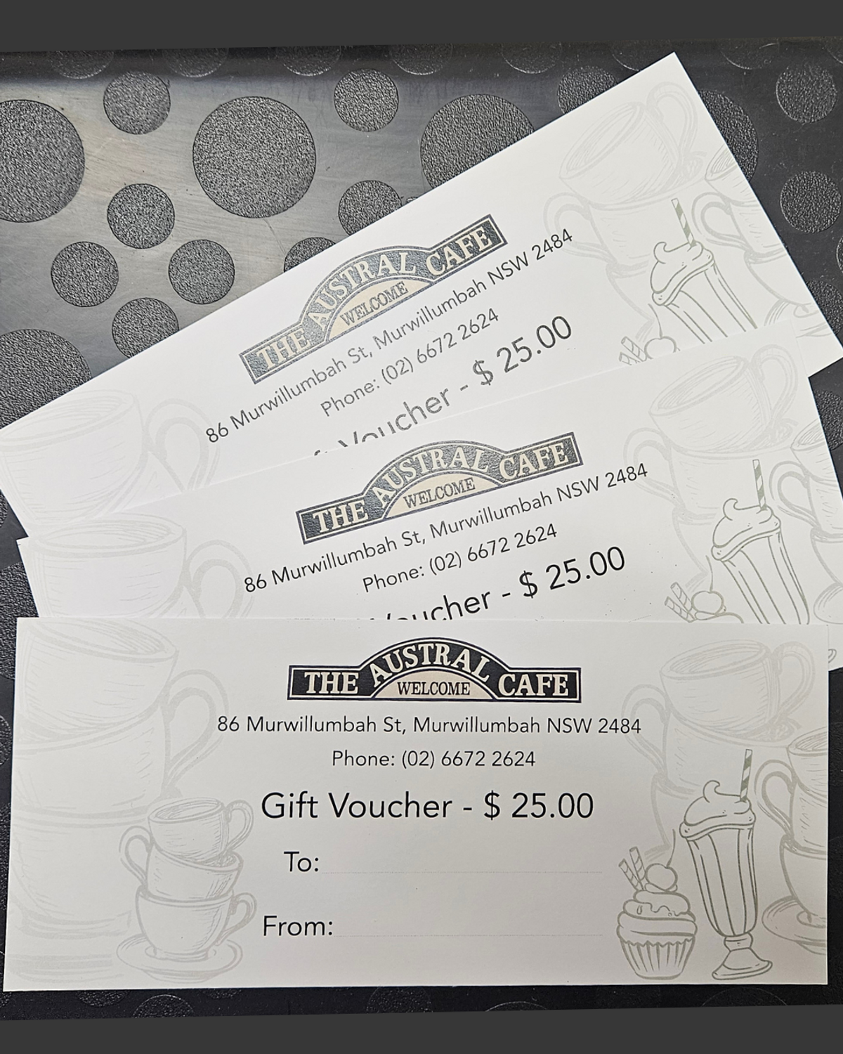 Austral Cafe Murwillumbah - Gift Voucher - Hero image