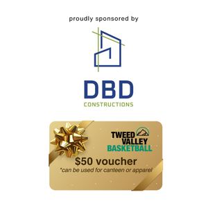 Tweed Valley Basketball - Gift Voucher- Donated by DBD Constructions - Hero Image
