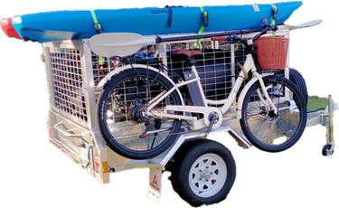 6 x 4 Box Trailer Registered with Cage - Hero Image
