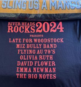 2024 River Heads Rocks Tshirt & Milton Mango Sling Donated by Milton Mango Clothing - Hero Image