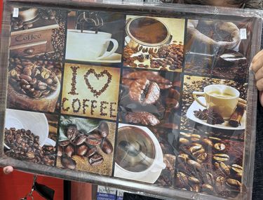 Tin Coffee Sign from Free Choice - Hero Image