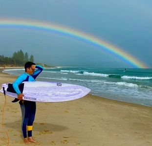 Signed 5’6 Fish Surfboard ‘The Equalizer’ Original Prototype as Test Ridden by Pauline - Hero Image