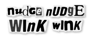 Nudge Nudge Wink Wink - Logo