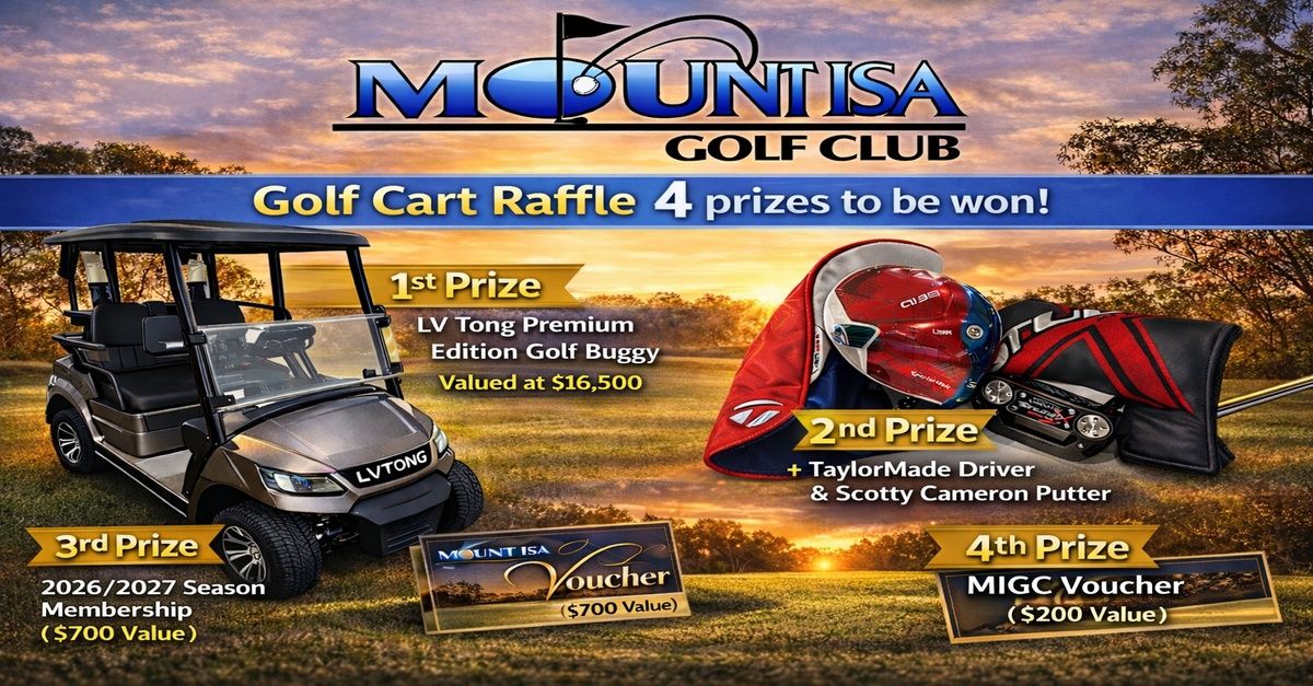 Mini Putt Raffle RaffleTix | Mount Isa Golf Club Buggy Raffle