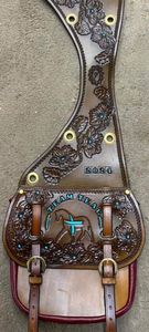Handcrafted Australian leather customised set of saddle bags donated by Anthony O'Brien Sad - Hero Image