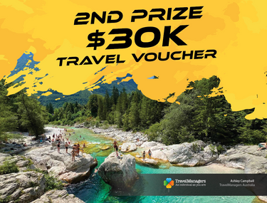 $25,000 Holiday Voucher from Ashley Campbell - TravelManagers Australia + $5,000 from RFNC - Hero Image