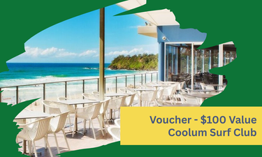 Coolum Surf Club $100 Voucher - Hero Image