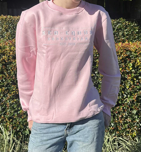 Red Equus Signature Crewneck Jumpers - Pink (Size S) - Hero Image