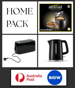 Homemaker Pack: Mistral Bread Maker from Australia Post Emerald & Kettle/Toaster from Big W Emerald - Hero Image