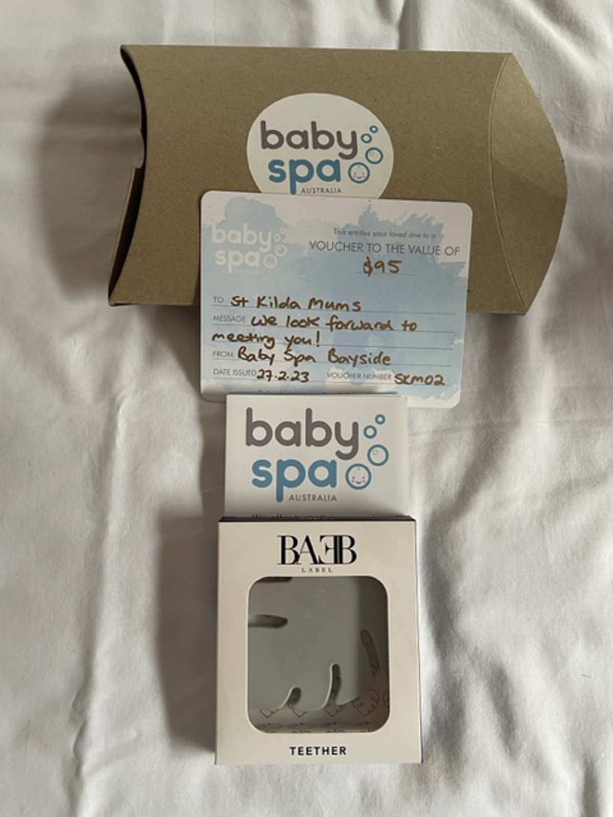 Baby Spa Bayside Voucher Gift Pack - Image 1