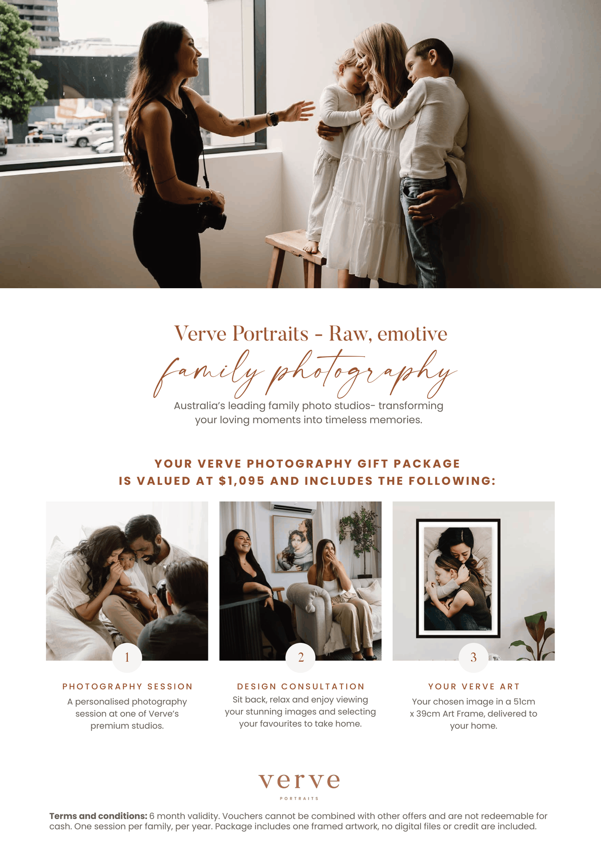 Verve Portraits - Verve Portraits package - Hero image