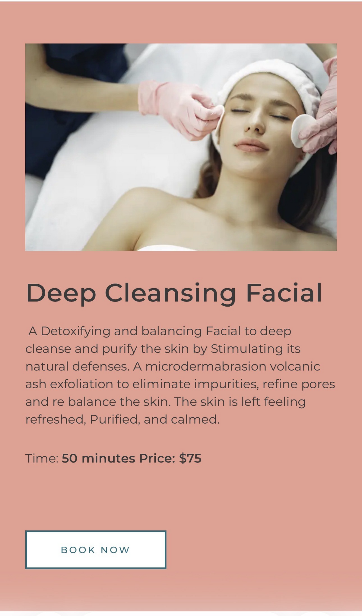 Touch of Heaven on Earth - Ladan Farajpour - Deep cleansing facial 50 minutes - Hero image