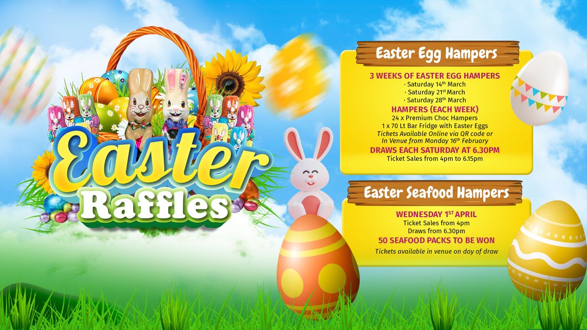 RaffleTix | EASTER RAFFLE Week 2 - Saturday 21st March, 2026