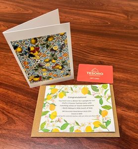 Tesoro Gastronomia Chef's 5 Course Tasting Menu Donated by Noel Jones Doncaster - Hero Image