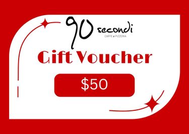 90 Secondi $50 Voucher - Hero Image